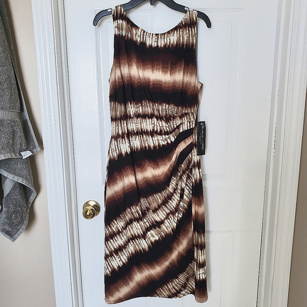 Black Label fitted dress NWT